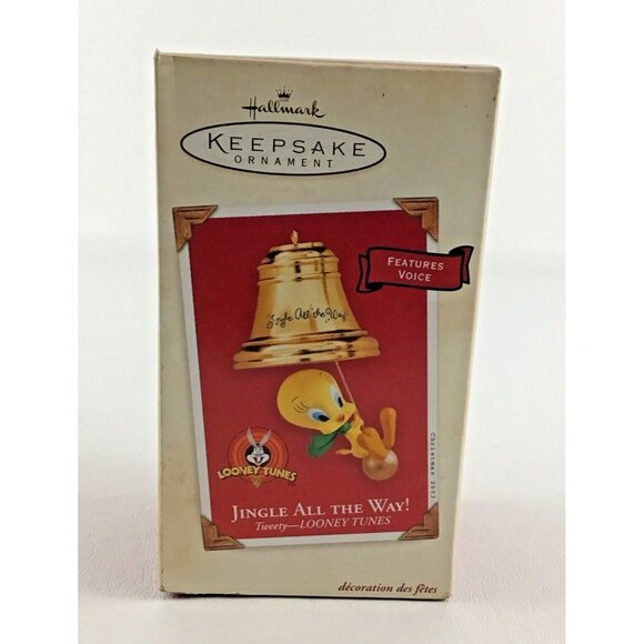 Hallmark Other - Hallmark Keepsake Ornament Looney Tunes Jingle All The Way Tweety w Sound 2003